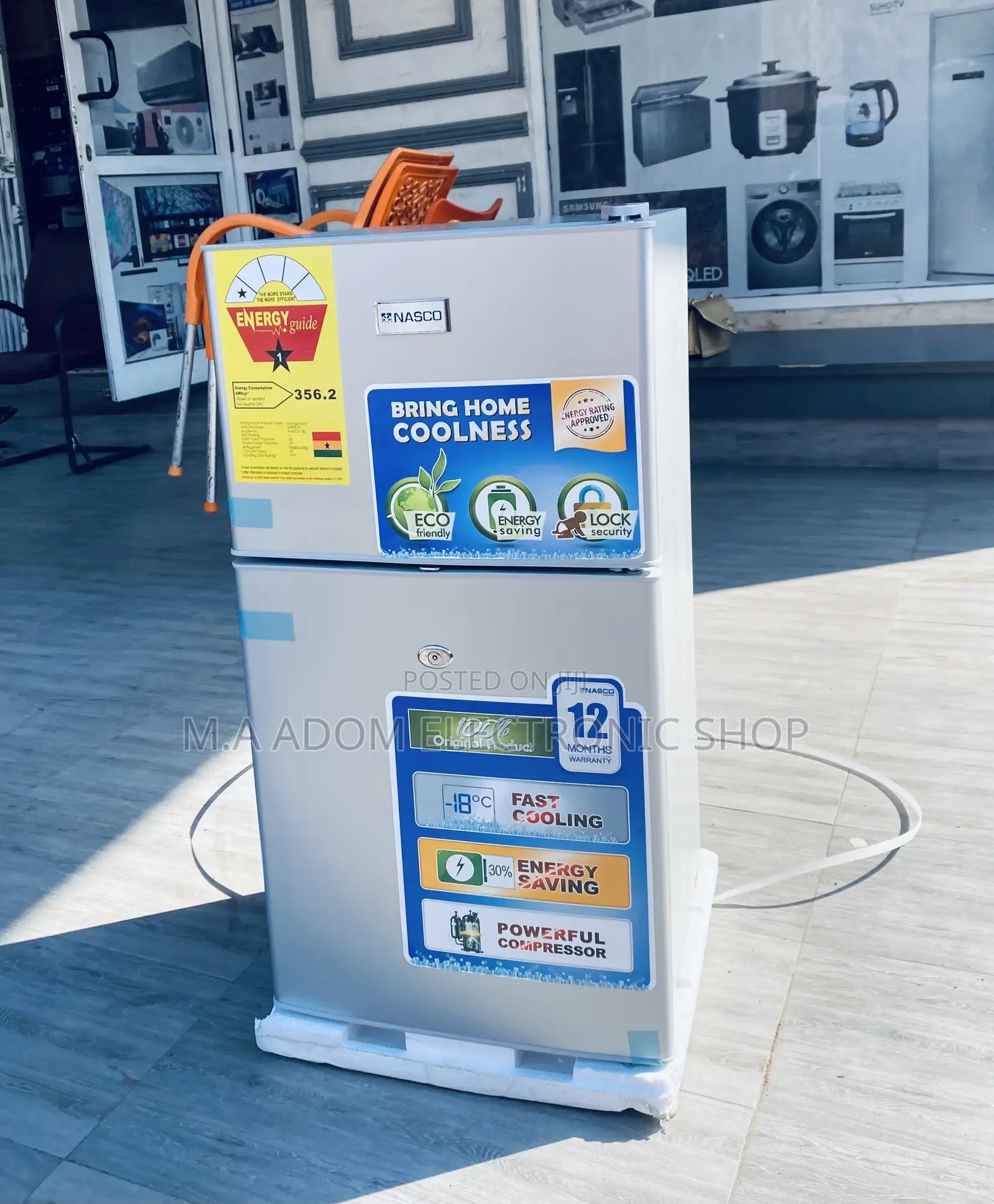 Super Chilling Nasco Nasf2-120 Electric Fridge