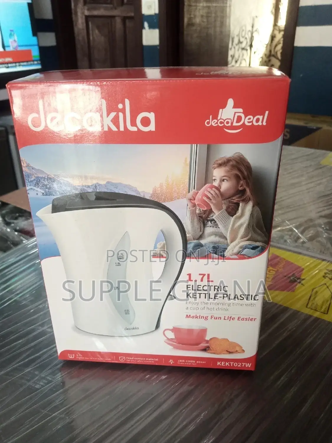 Decakila Kettle Heater 1.7litres