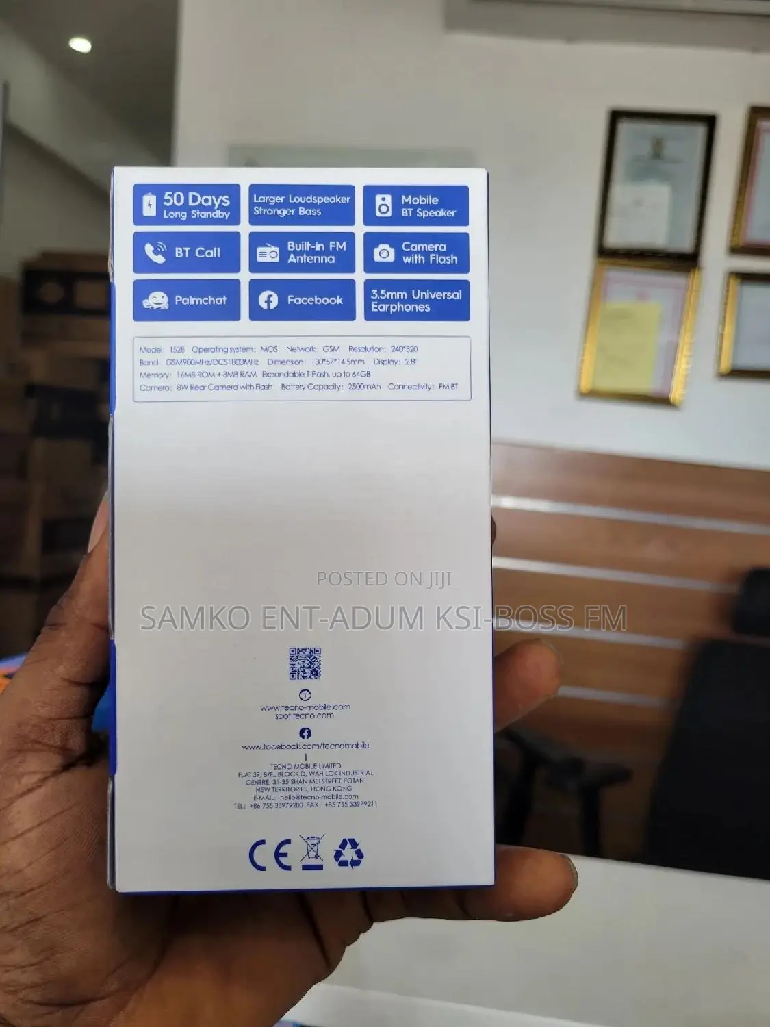 New Tecno T528 Gold