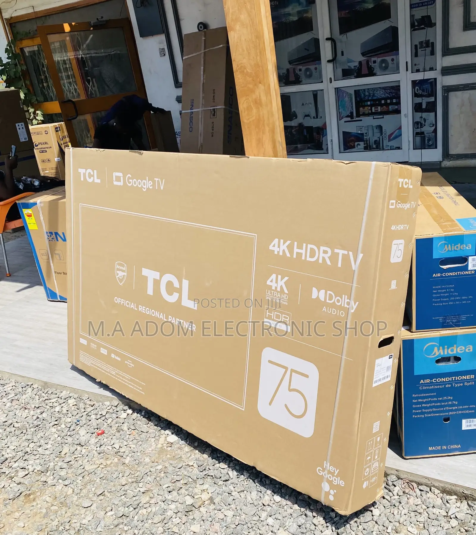 Well Design TCL 75p635 75 Inch HDR Google Smart Tv 