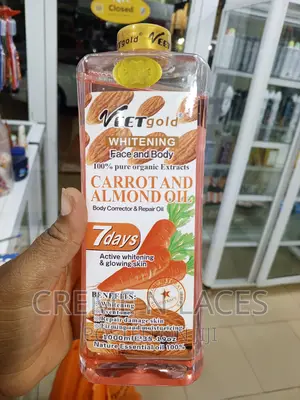 Veetgold Whitening Face and Body Carrot and Almond Oil