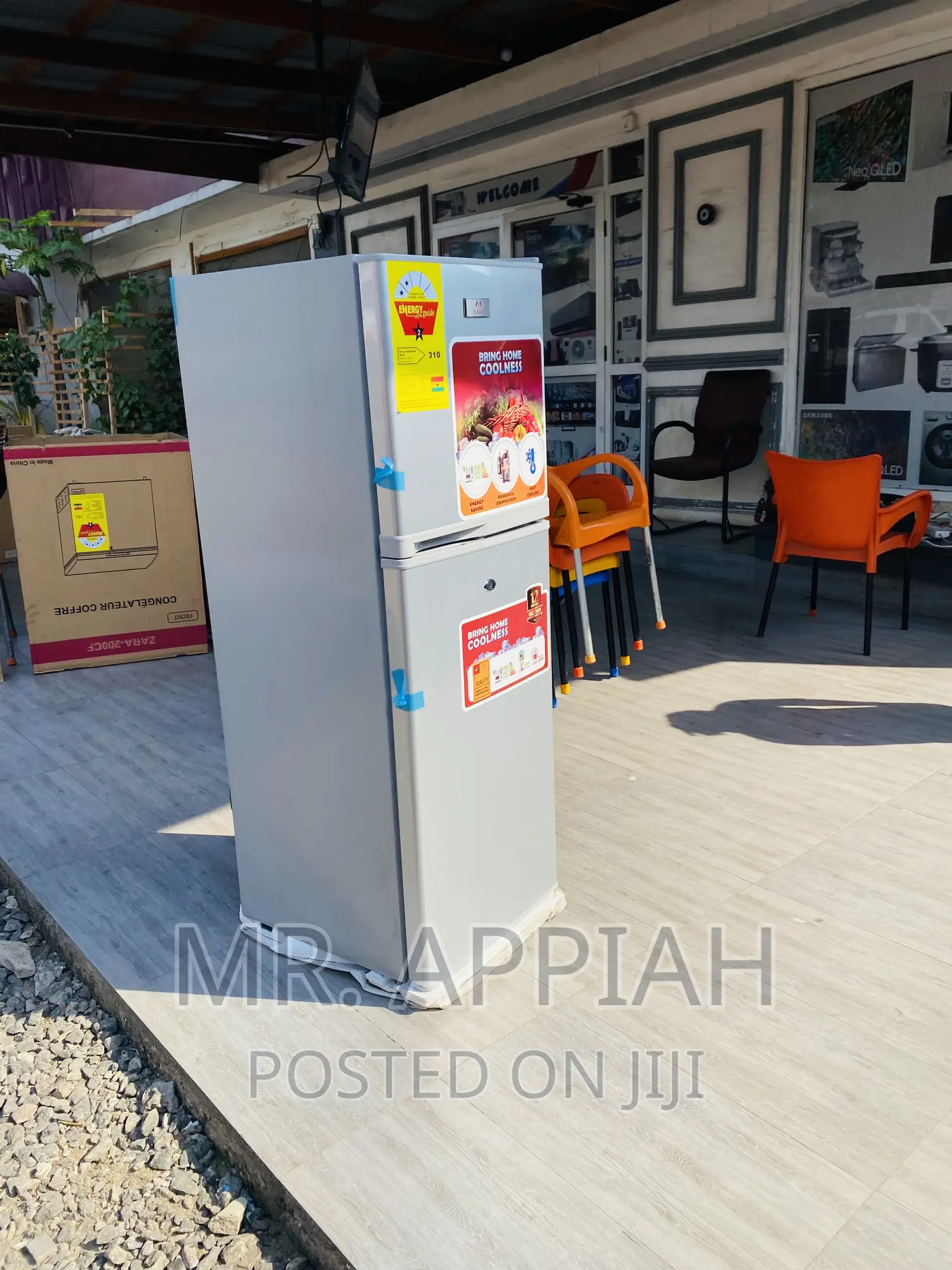Well Design Zara 22TM Double Door Electric Fridge 