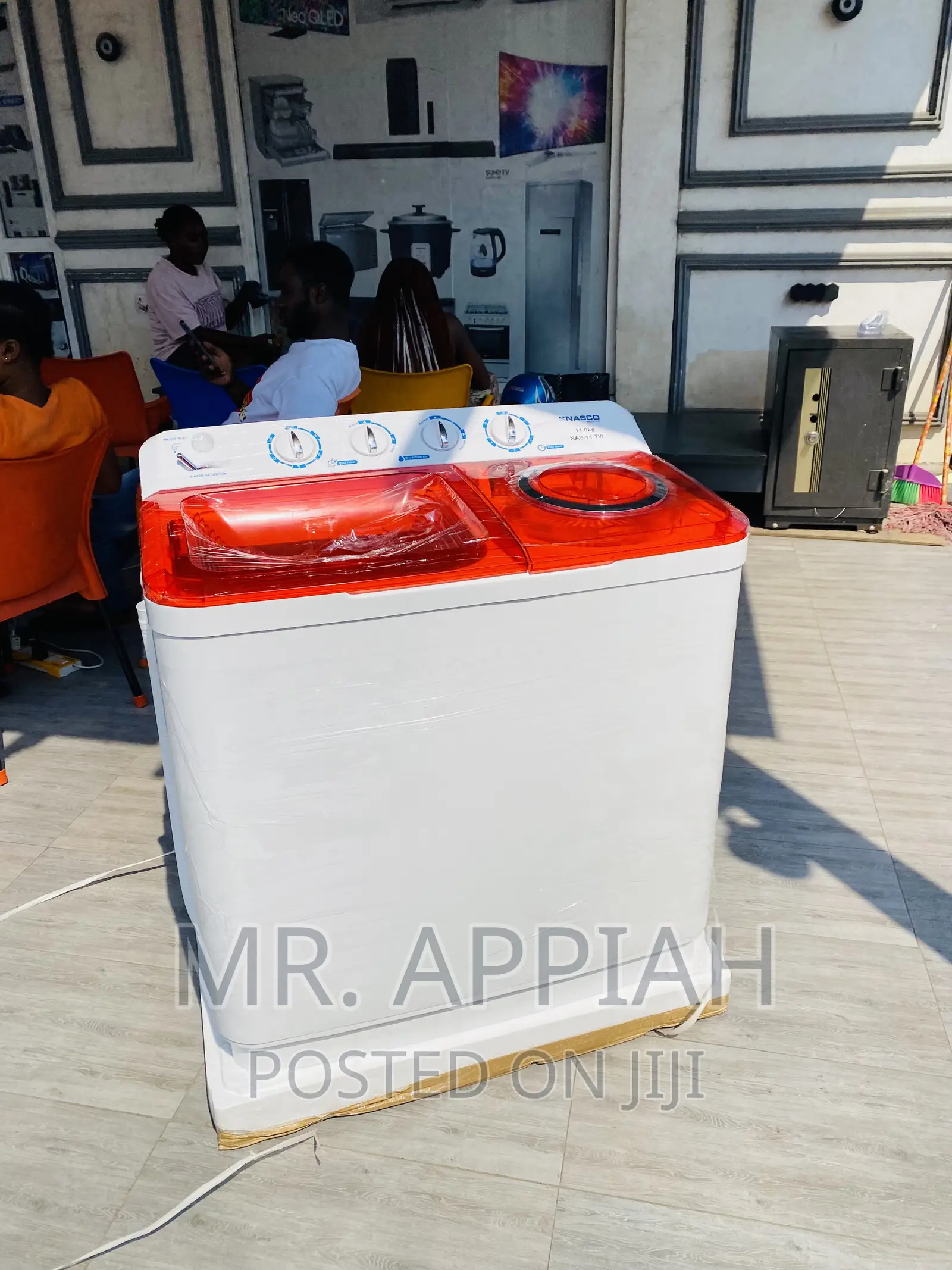 Fast Washing Nasco 11kg Top Load Electric Washing Machine.