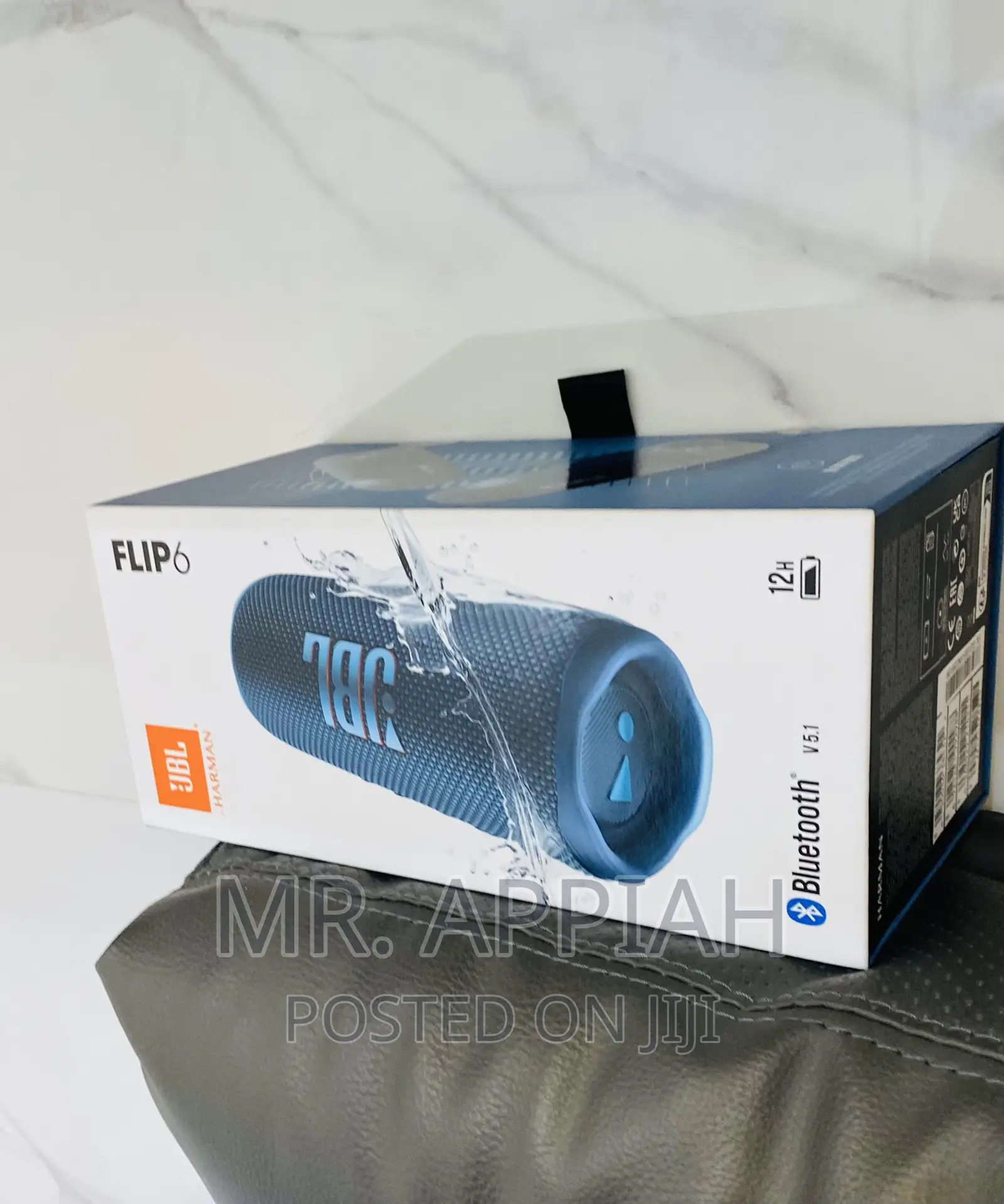 Sealed in Box JBL Flip 6 Portable Bluetooth Speaker(Blue).