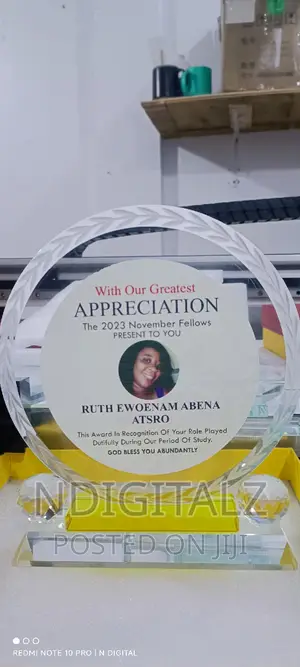Customizing and Selling of Award Plaques and Citations