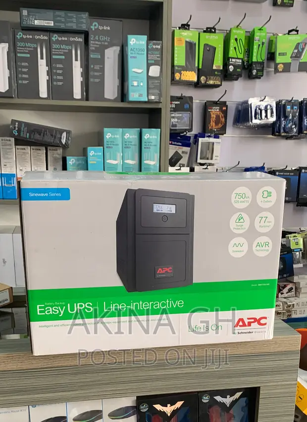 APC Smart Line-Interactive Easy Ups 750va Smv750i-Ms 2