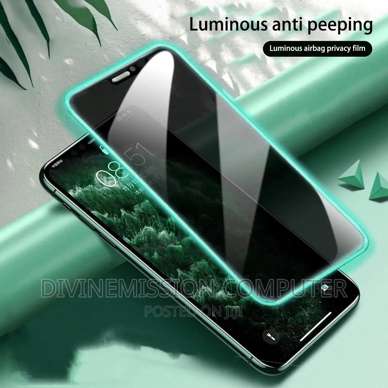 LUMINOUS iPhone Glass Protector, iPhone 6 to Iph.15 Pro Max