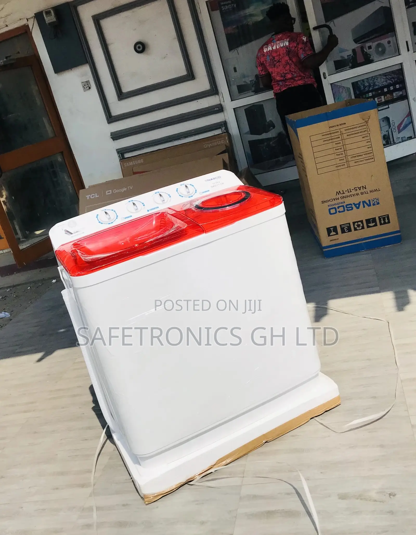 Twintub Washingmachine Topload 11kg Semiautomatic Nasco