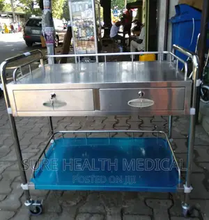 Photo - Medical Trolley (With Drawer)