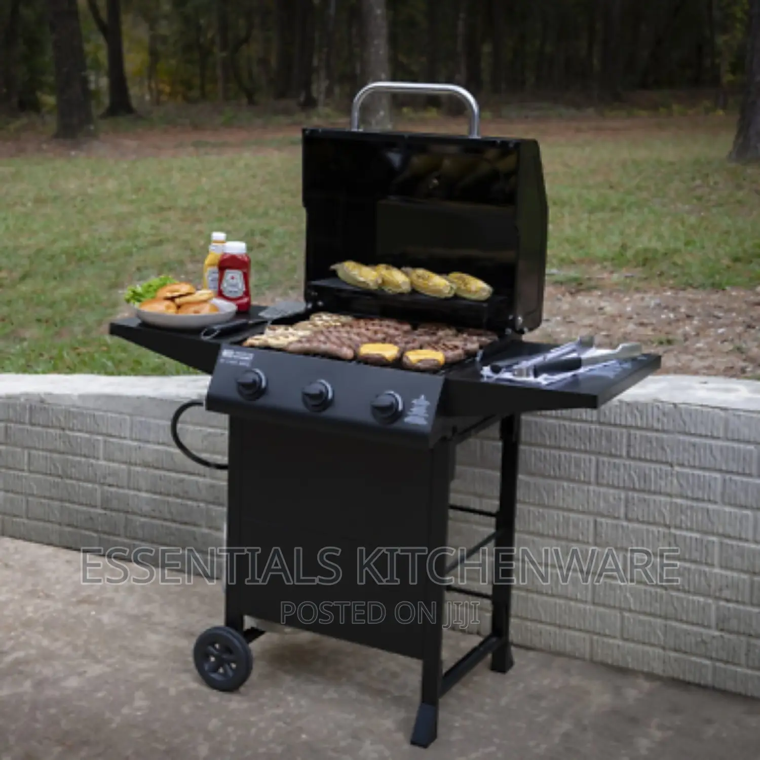 3 Burner Grill Gas BBQ