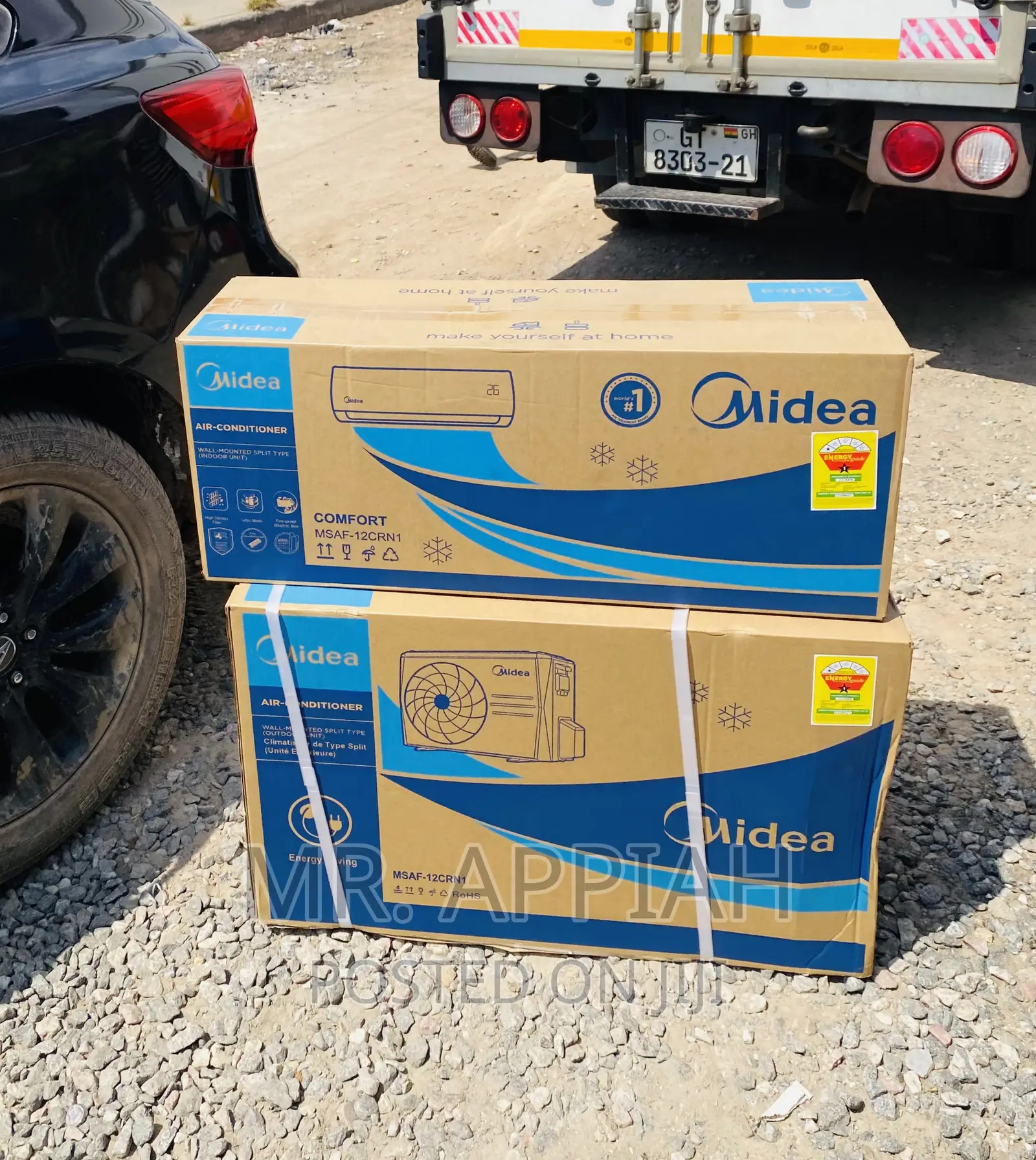 Authentic Midea 1.5hp Split Type Ac(R410 Gas) 