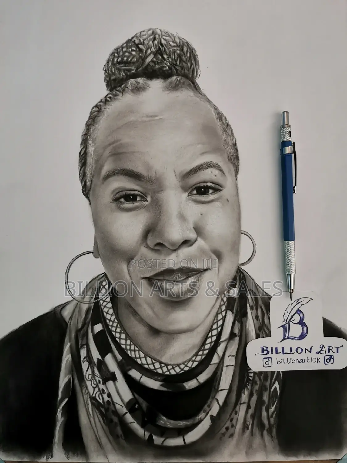 Realistic Pencil Portrait Drawing