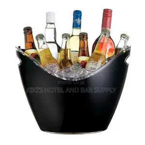 8l Black Acrylic Ice Bucket