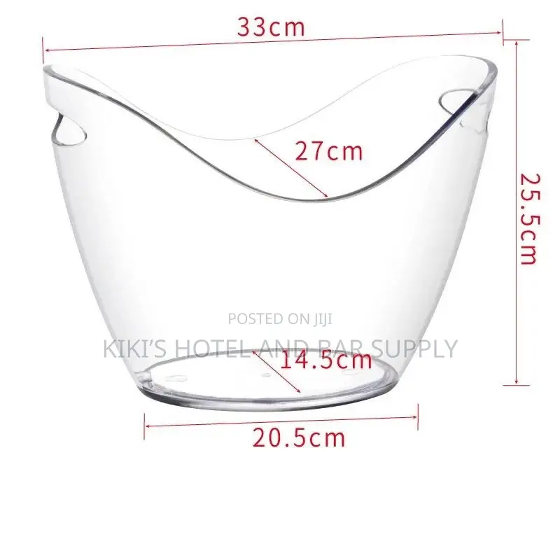 8l Clear Acrylic Ice Bucket
