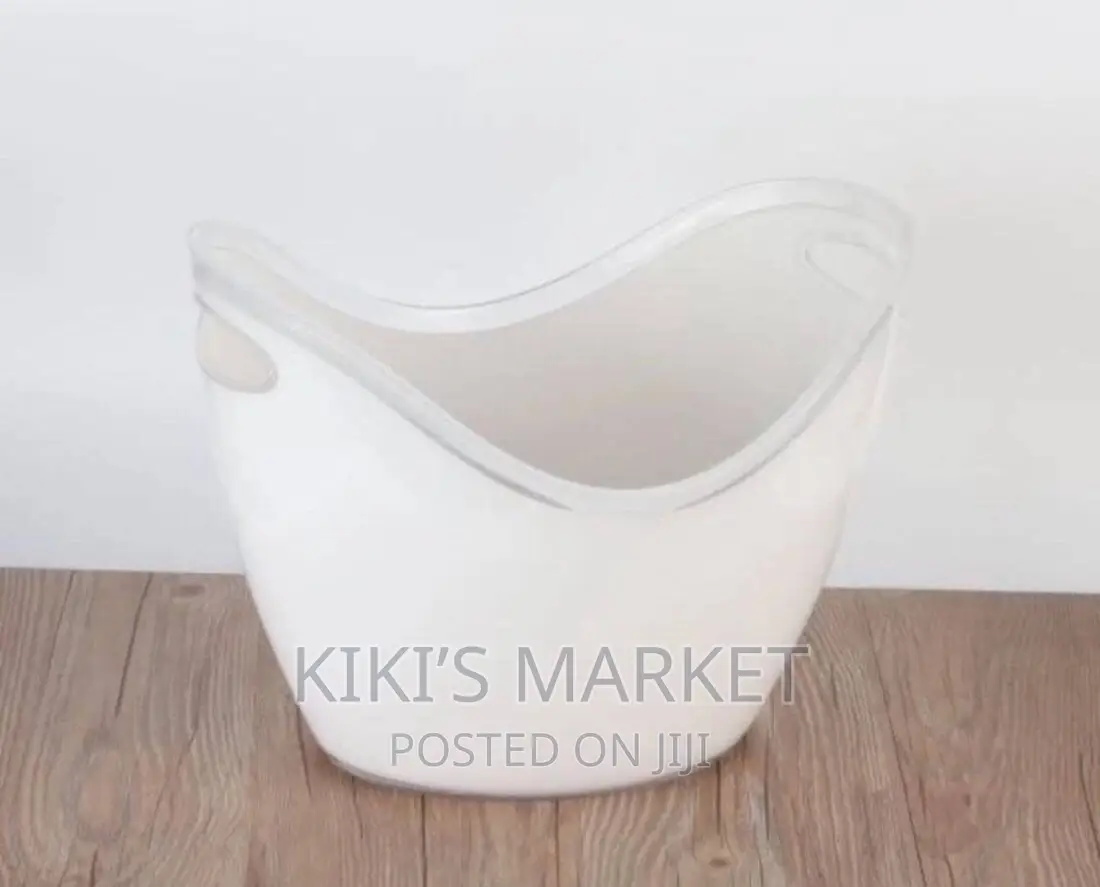 8l White Acrylic Ice Bucket