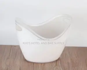 8l White Acrylic Ice Bucket