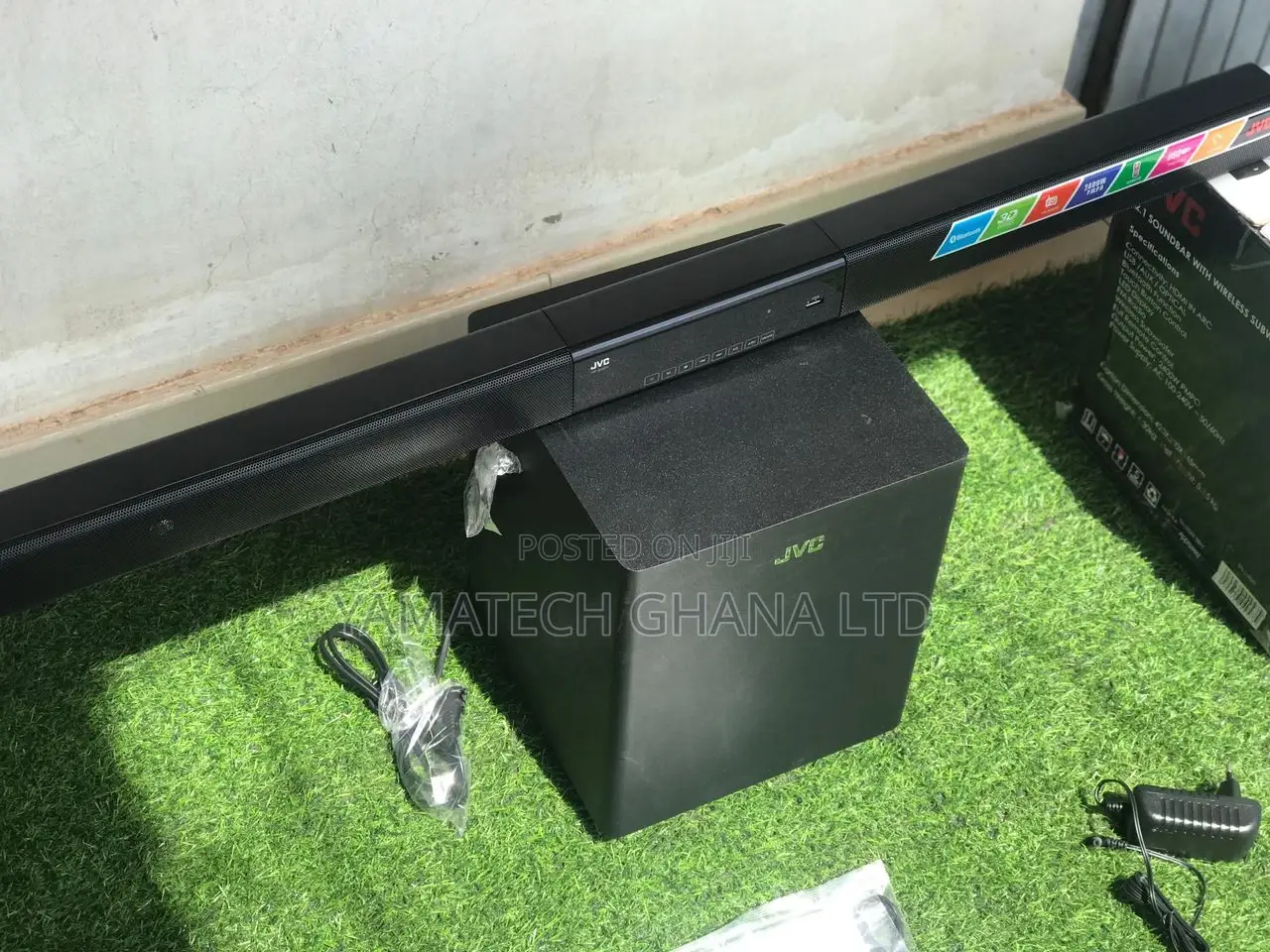 Jvc Bluetooth Wireless Soundbar With Woofer