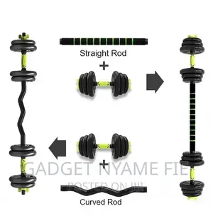 40kg Full Gym Set (Weights,Bar Bell,Kettle Bell,Push Up Bar)