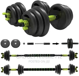 40kg Full Gym Set (Weights,Bar Bell,Kettle Bell,Push Up Bar)