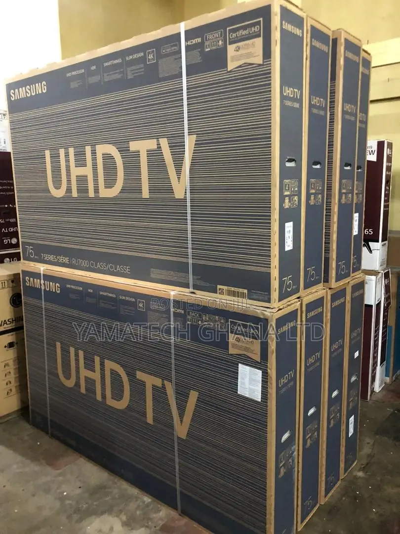 Samsung 75"Inches - Crystal Uhd Smart Tv - Black