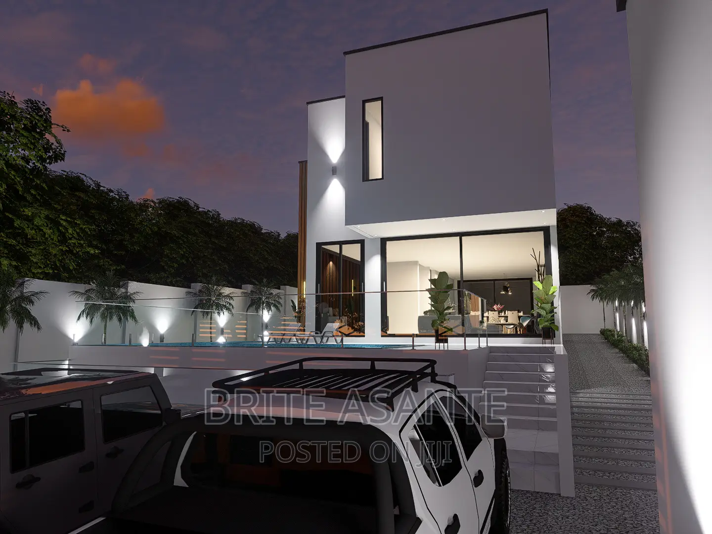 Four Bedrooms House Design