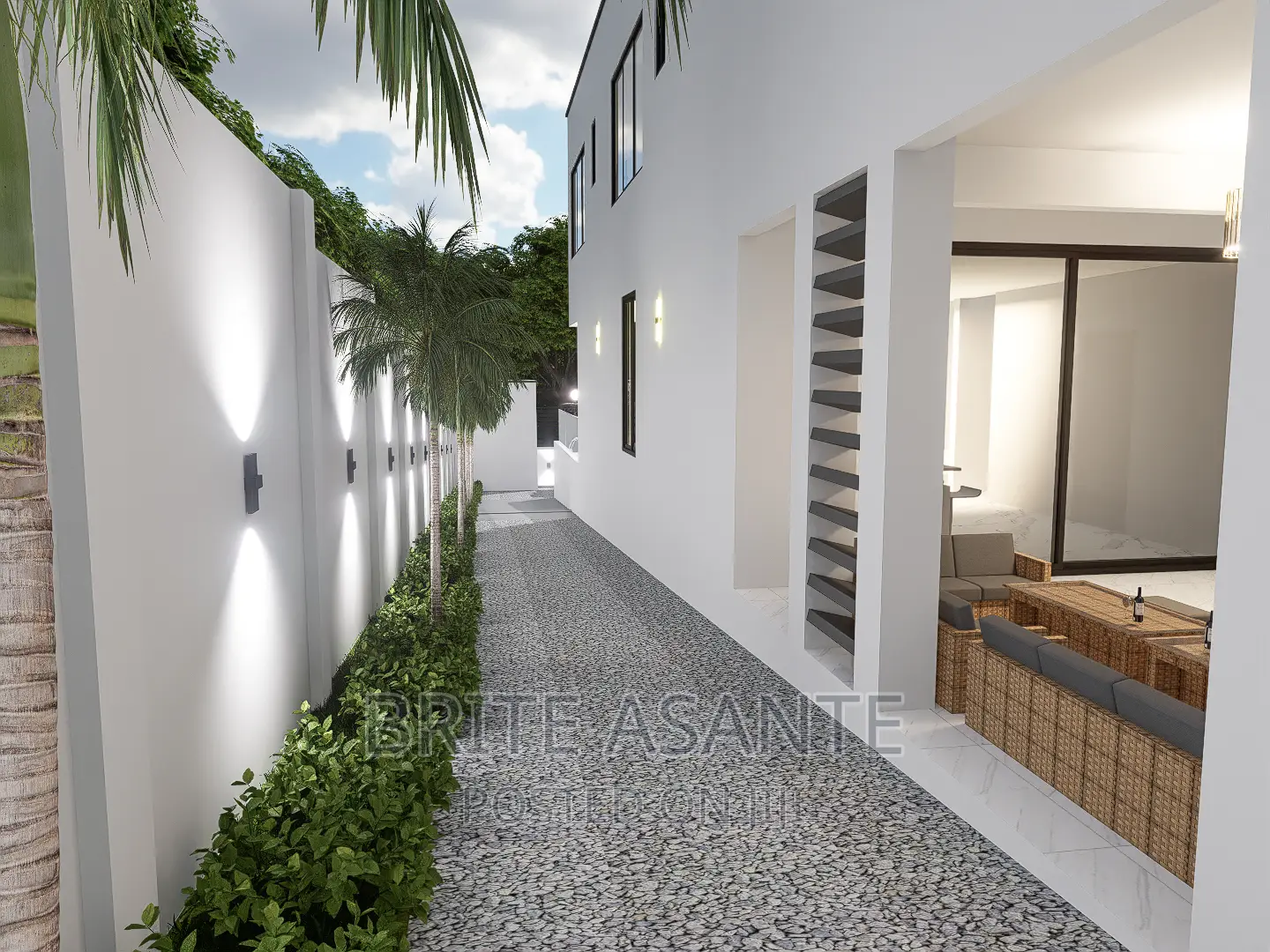 Four Bedrooms House Design
