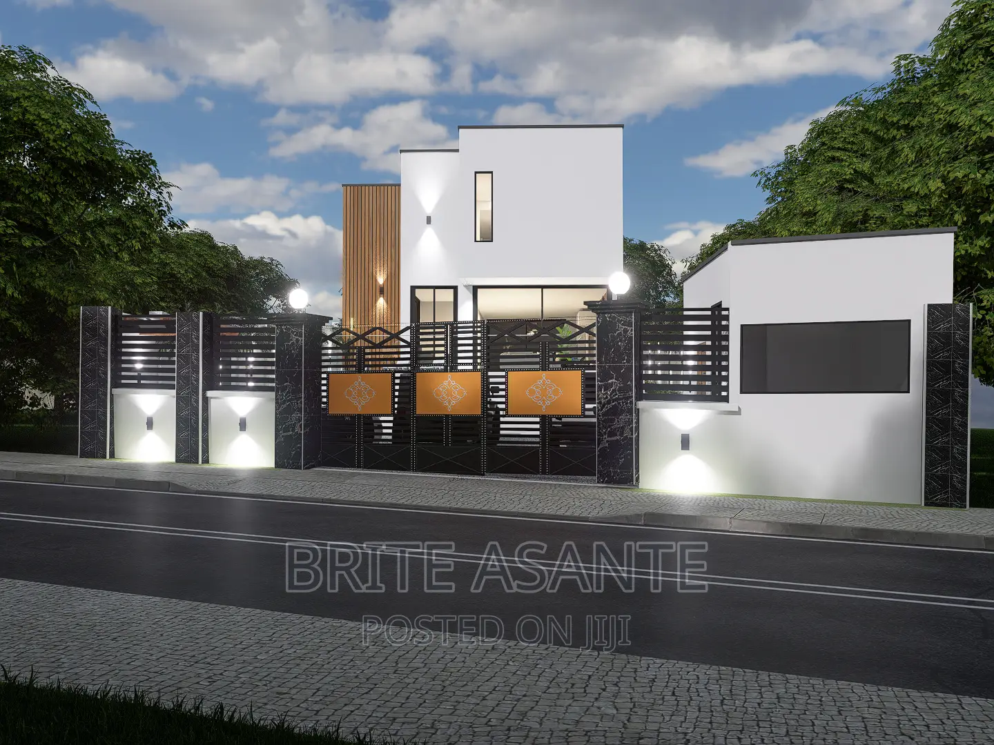 Four Bedrooms House Design