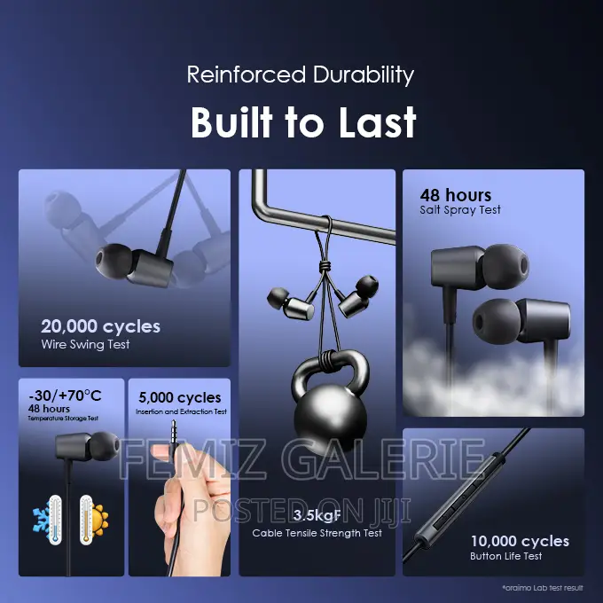 Oraimo Trumpet 3 Wired Earphones