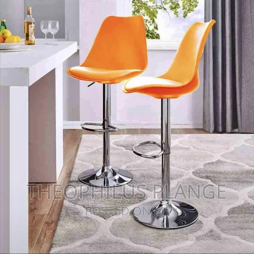 Orange Classic Bar Chair