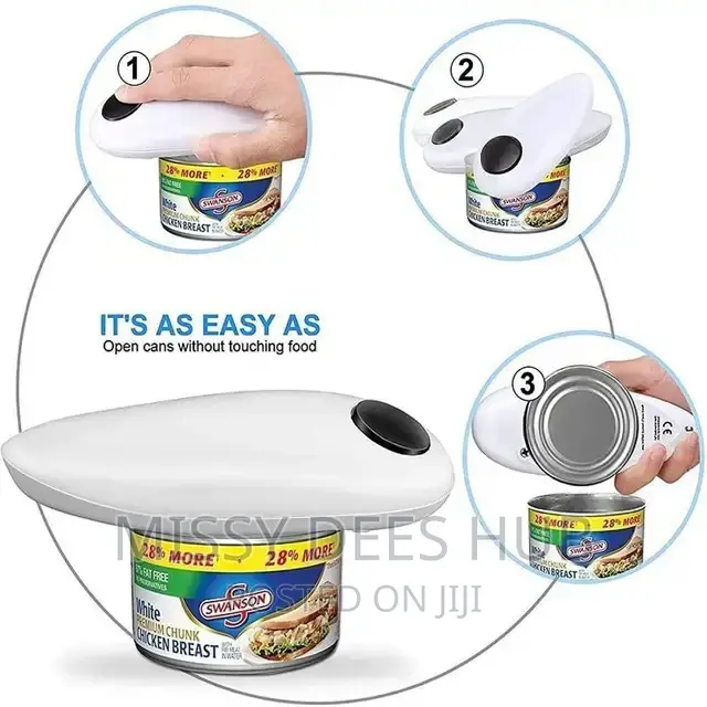 2 In1 Automatic Electric Can Opener (Battery Operated)