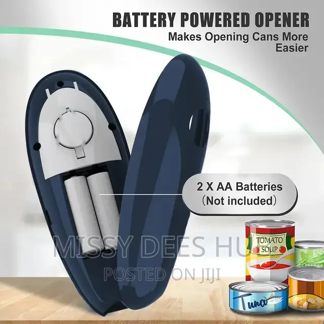 2 In1 Automatic Electric Can Opener (Battery Operated)