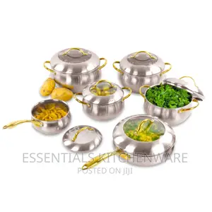 Sq Professional Lustro 6pc Stainless Steel Cookware Set