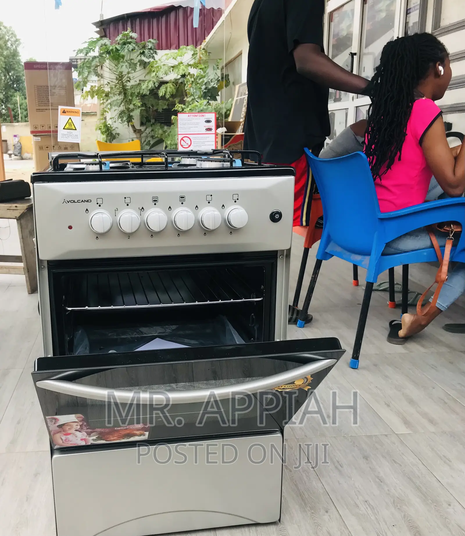Purchase Quality Volcano 3 Gas + 1 Electric Burner(Gray)