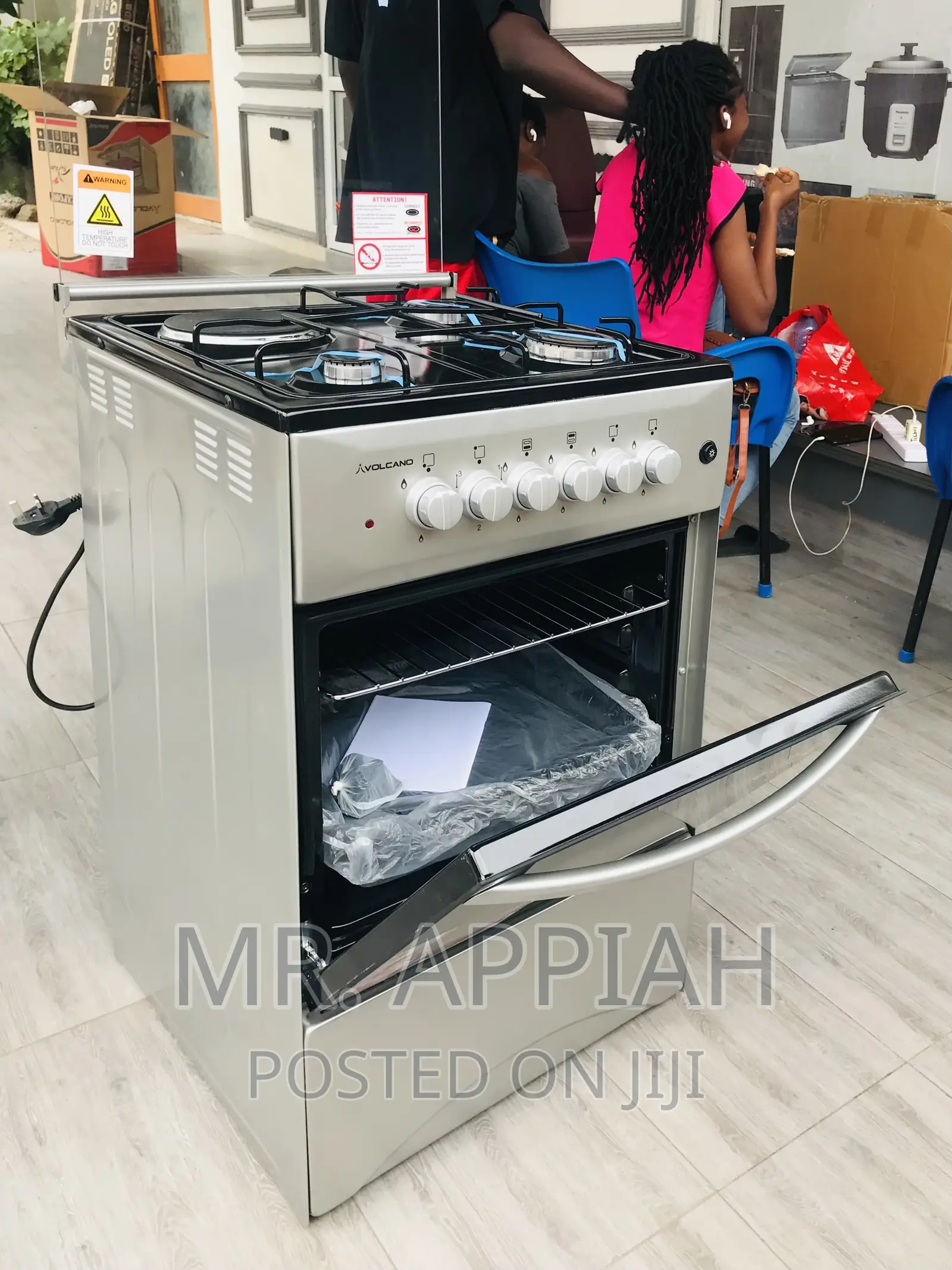 Purchase Affordable Volcano 3 Gas + 1 Electric Burner(Gray)