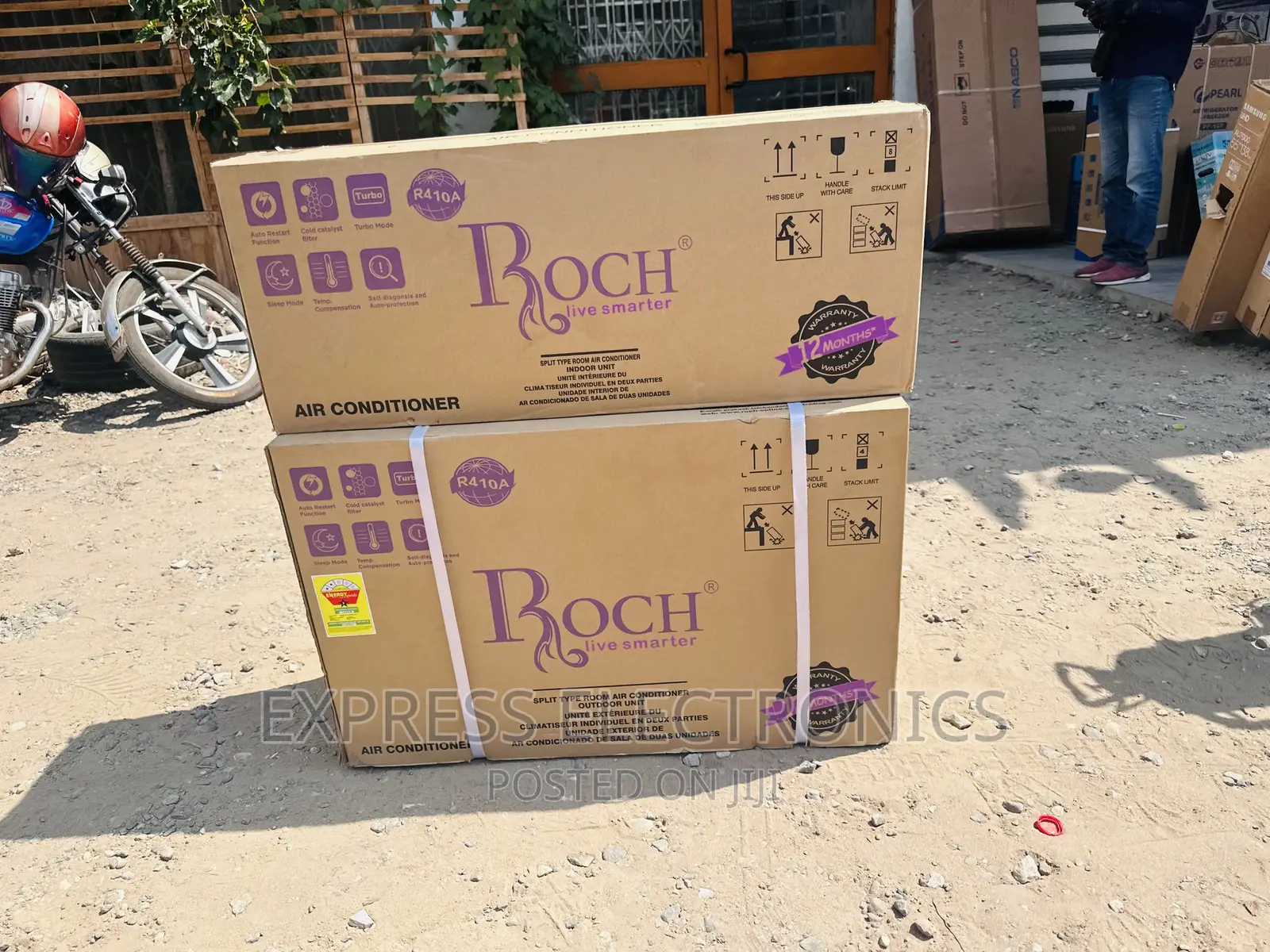 1.5hp Split R410 Gas Roch White Fresh Airflow .