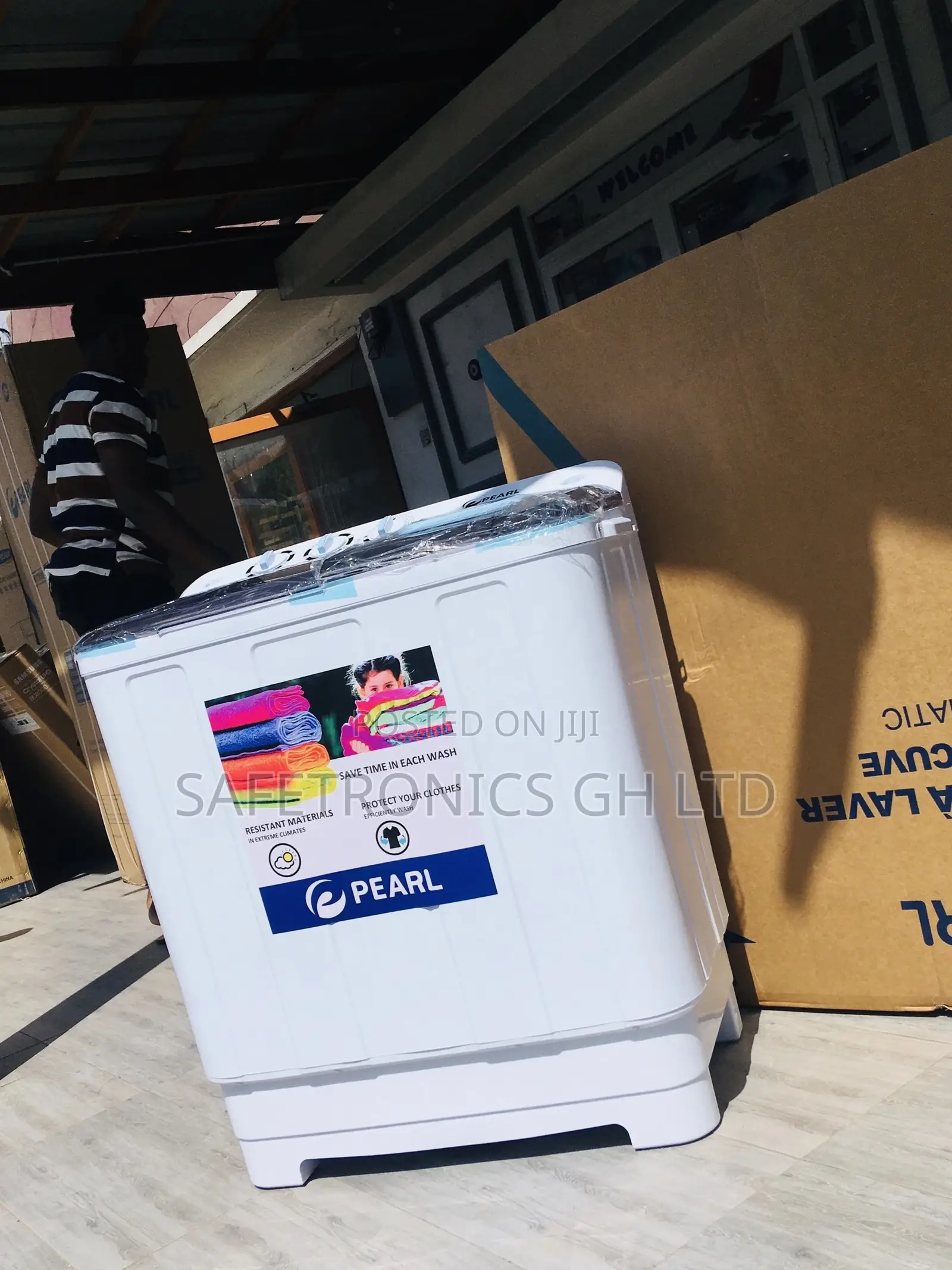 Semiautomatic Topload Washingmachine 7kg Pearl White