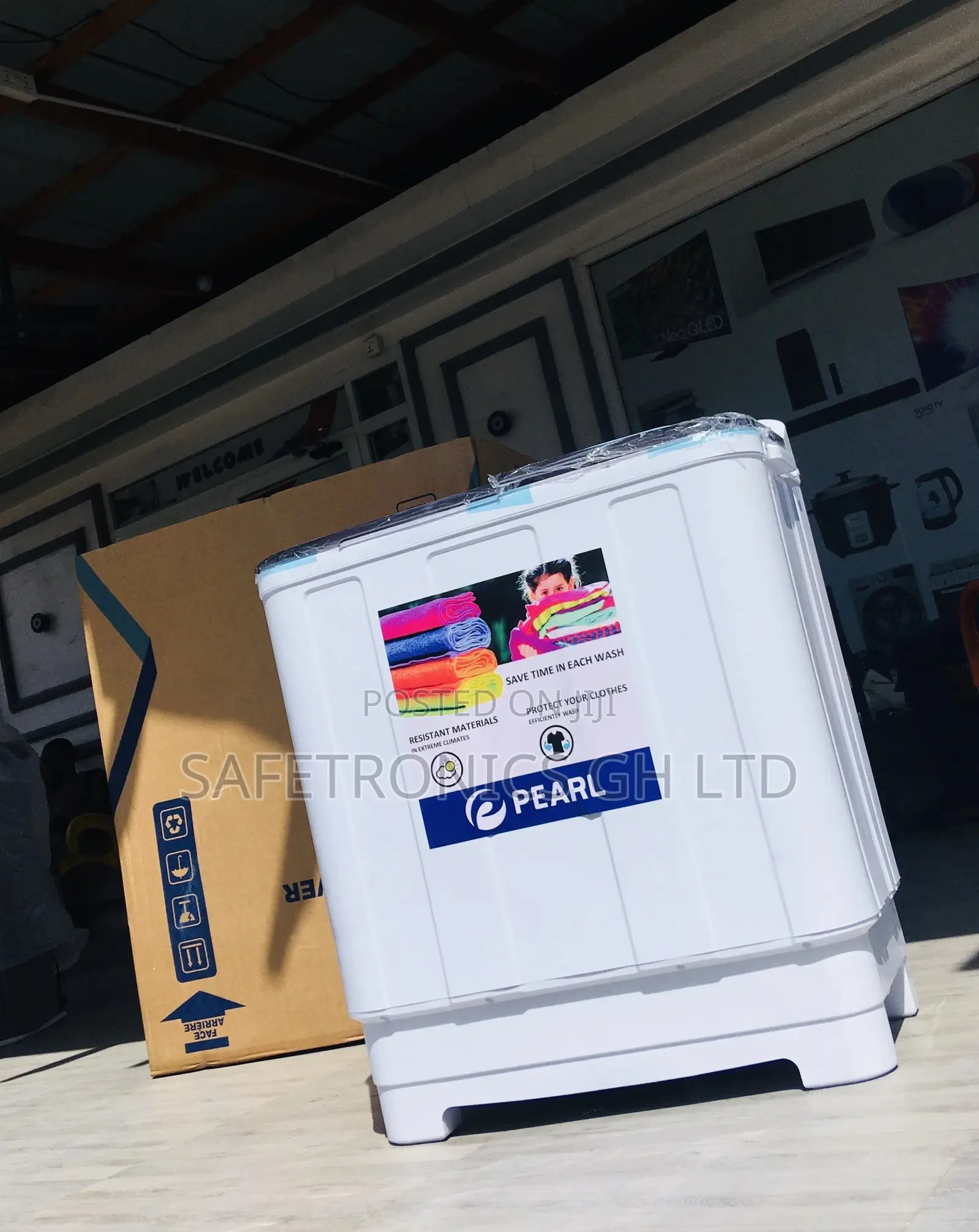 Pearl Electric 7kg Washingmachine Topload Semiautomatic