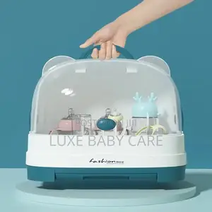 Baby Bottle Drying Rack With Cover,