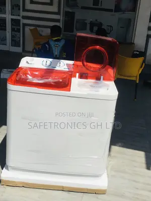 Washingmachine Topload Semiautomatic Red/White 11kg Nasco