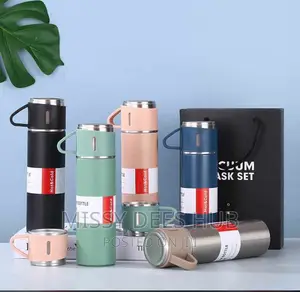 Vaccum Flask With 2 Cups