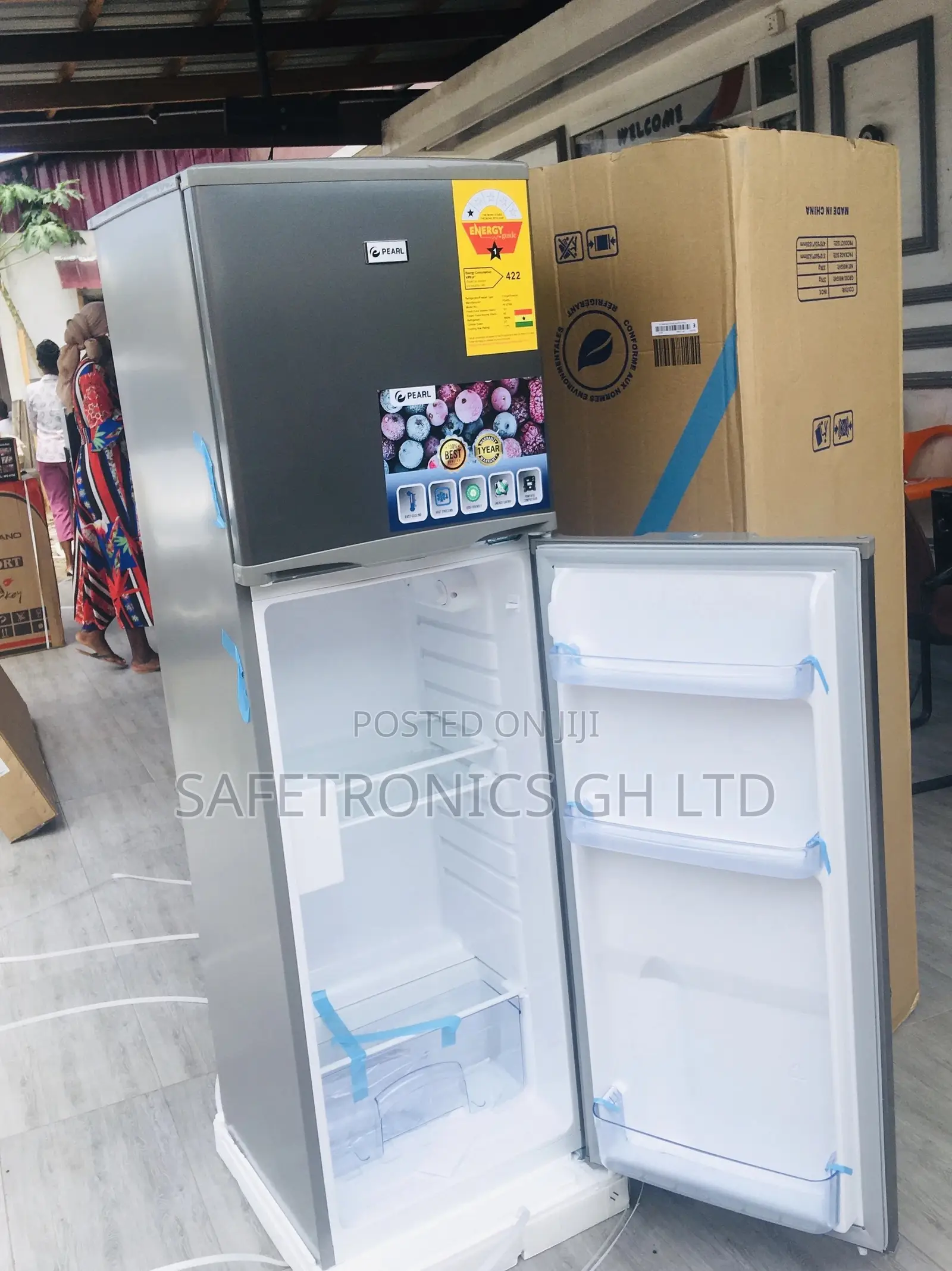 PF-270IX Doubledoor Pearl Topfreezer 166 Liters Fridge