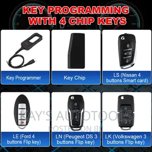 Launch Key Programming Adapter With 4 Keys