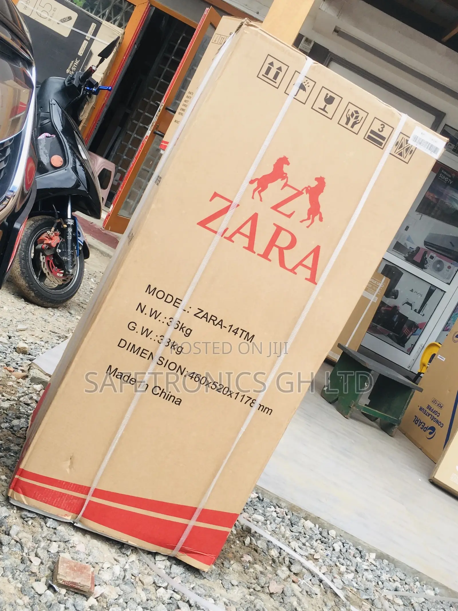 Gray Doubledoor Topfreezer Zara-14tm Durable Fridge