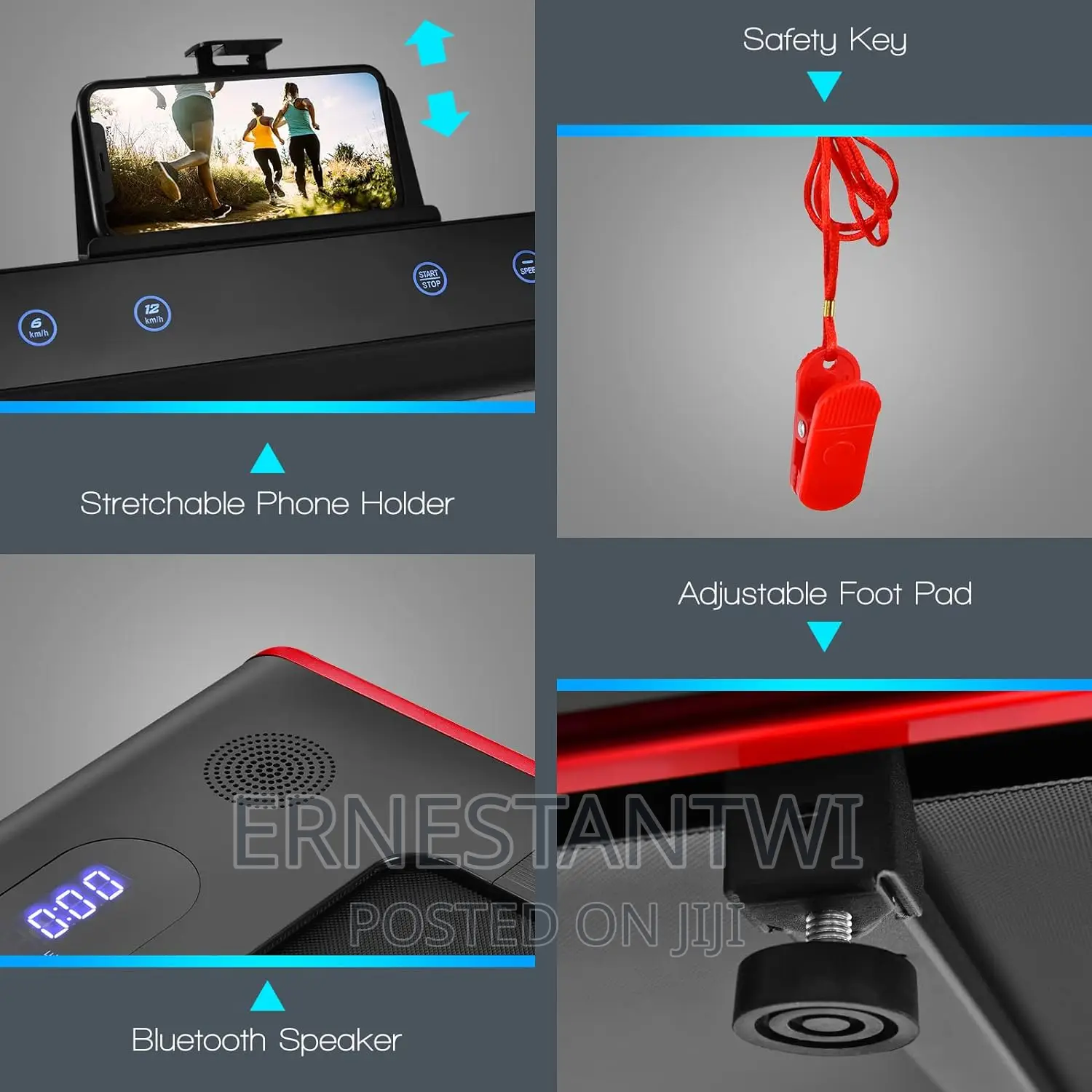Bluetooth Speaker Foldable Treadmill