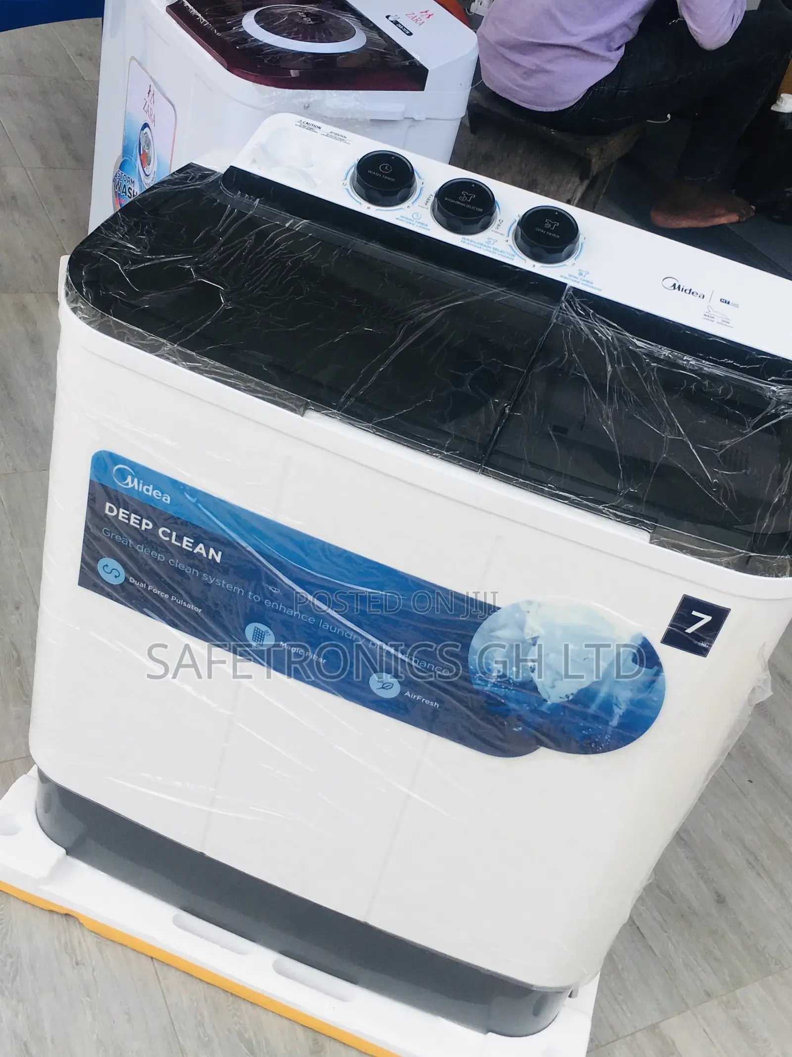 Topload Midea 7kg Washingmachine Semiautomatic Durable