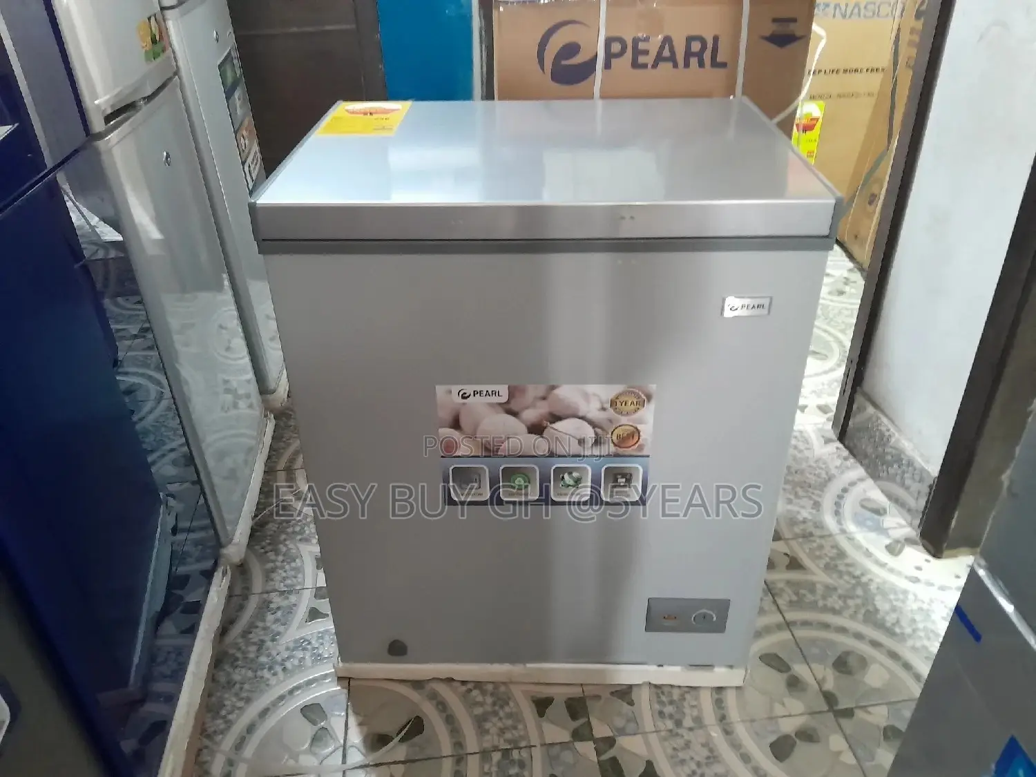 Fast Cooling Chest Freezer Pearl 145l