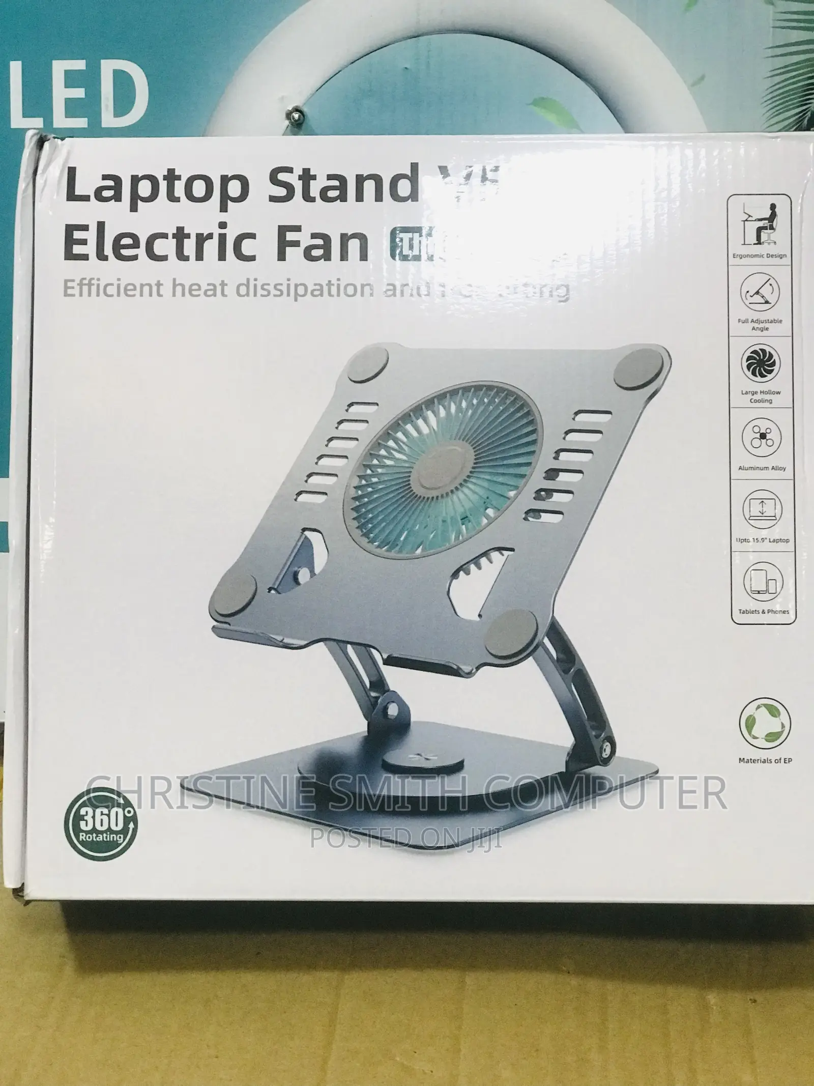 Laptop Stand V5.1 Electric Fan