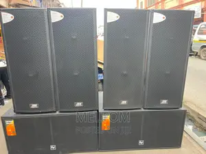 JBN Full Range Speaker and Ev Double Bass Subwoofer Set