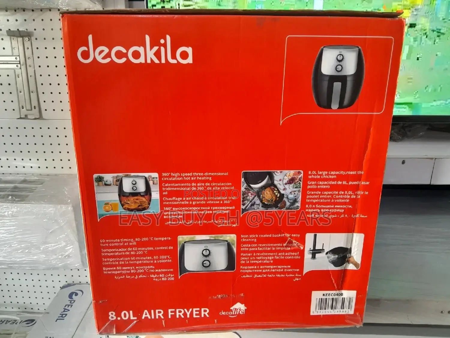 Air Fryer Decakila Brand New