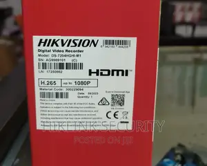 Hikvision 4ch 2mp DVR